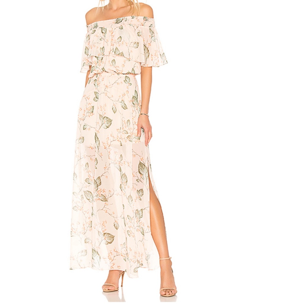 NWT Bobi Off the Shoulder Maxi Dress